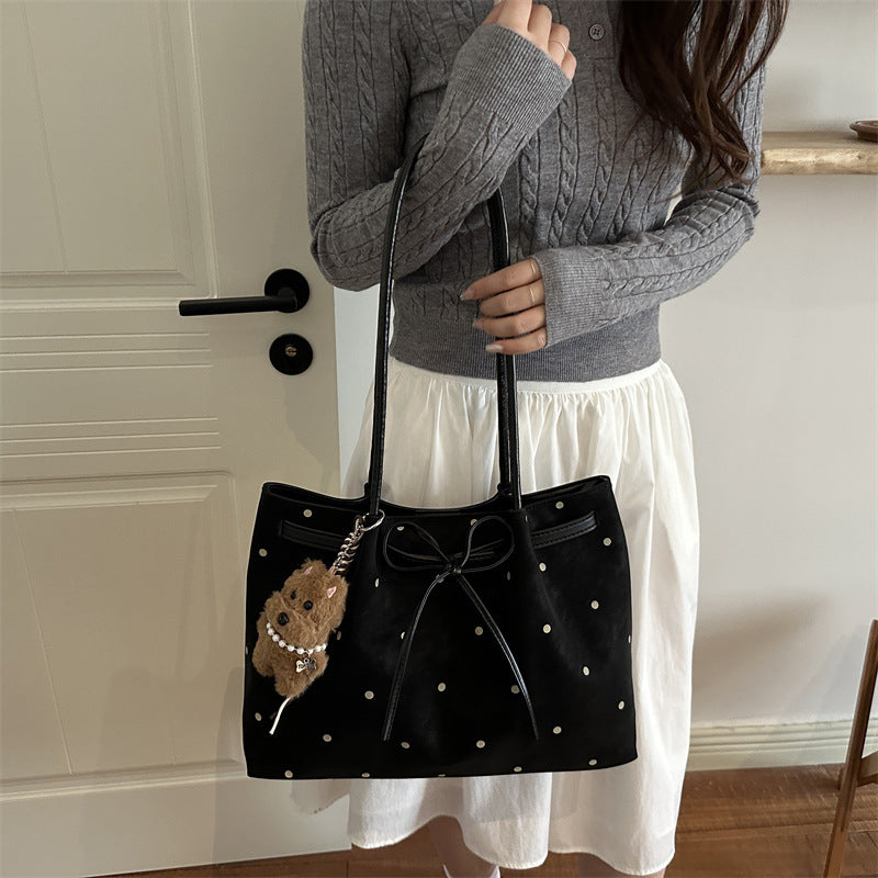 Polka Dot Decorative Tote Bag