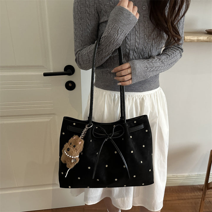 Polka Dot Decorative Tote Bag