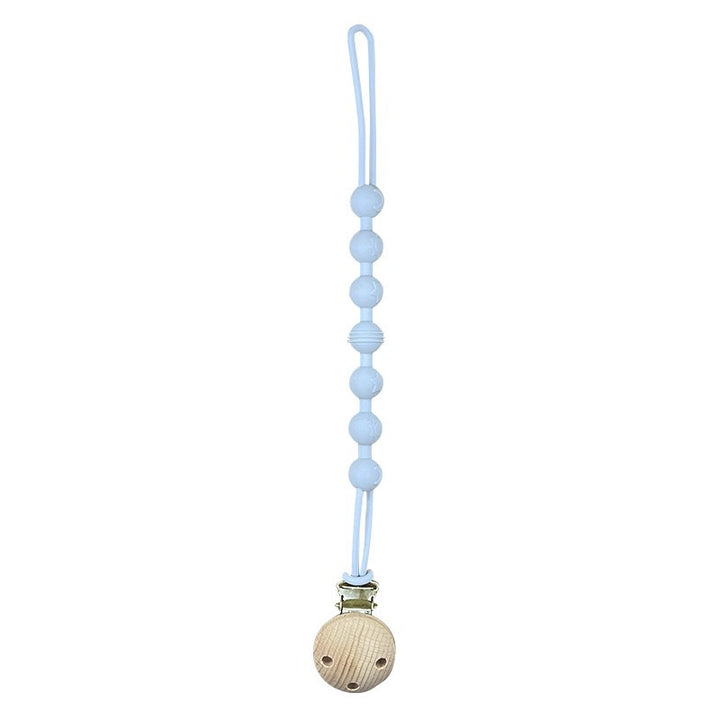 Infant Teething Bead Pacifier Holder Clip with Secure Clamp