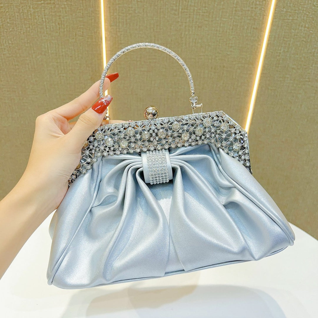 Luxurious Satin Evening Handbag