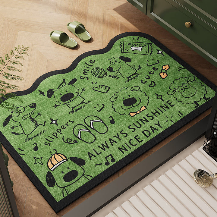 Travel-Themed Decorative Area Mat