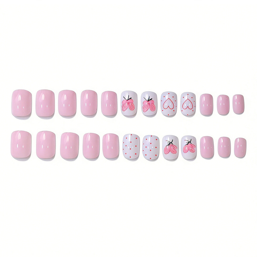 Creative Floral Acrylic Nail Art Set Kalsten