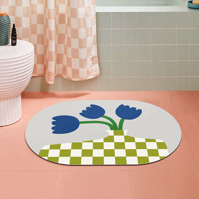 Floral Decorative Area Mat for Home Decor