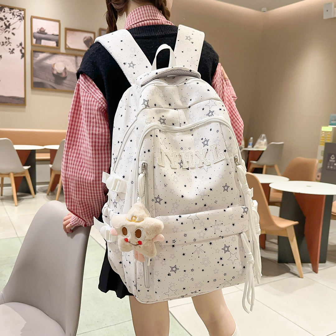 Stylish Star-Printed Backpack Kalsten 1791205378