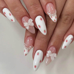 Glamorous Textured Acrylic Nail Enhancements Kalsten