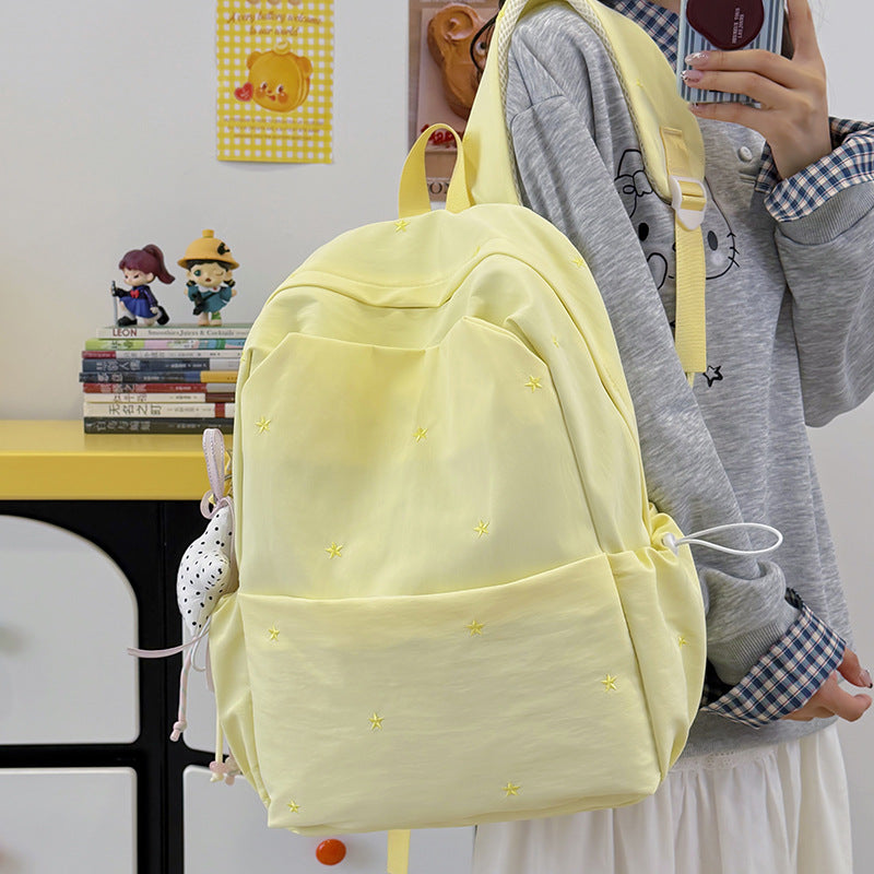 Elegant Embroidered Casual Backpack Kalsten