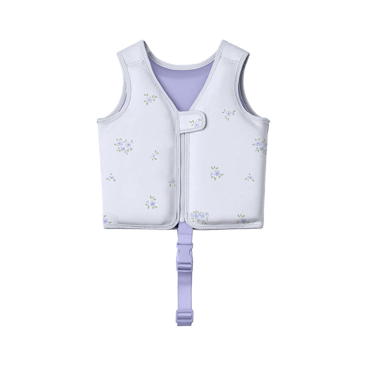 Adjustable Floral Print Swim Vest