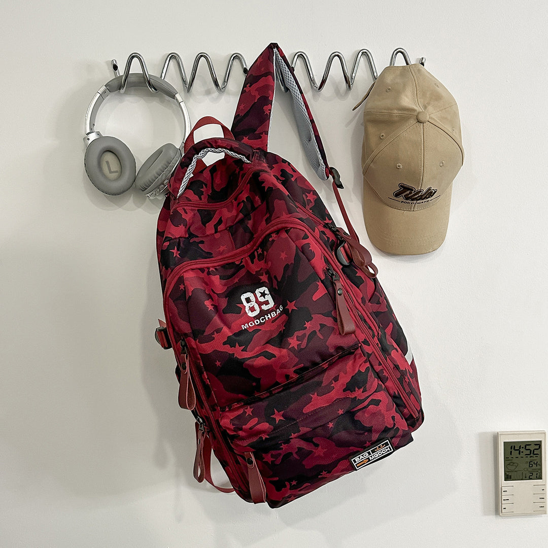 Versatile Camouflage Backpack with Multi-Pocket Design Kalsten