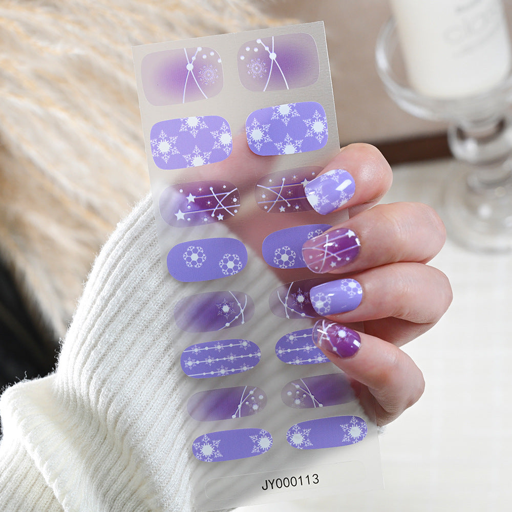 Holiday-Themed Nail Art Stickers