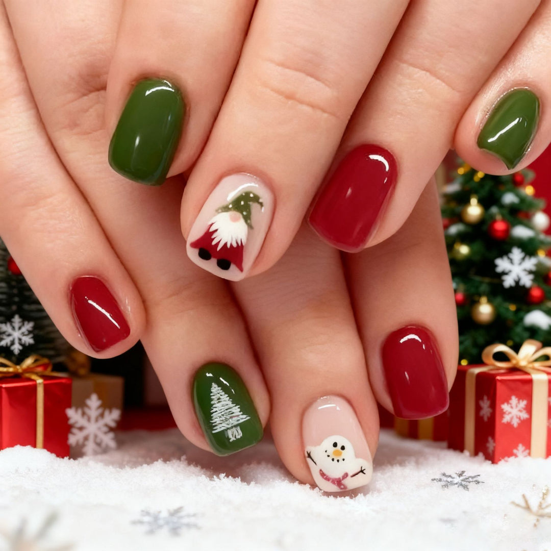 Festive Themed Christmas Nail Art Kit Kalsten
