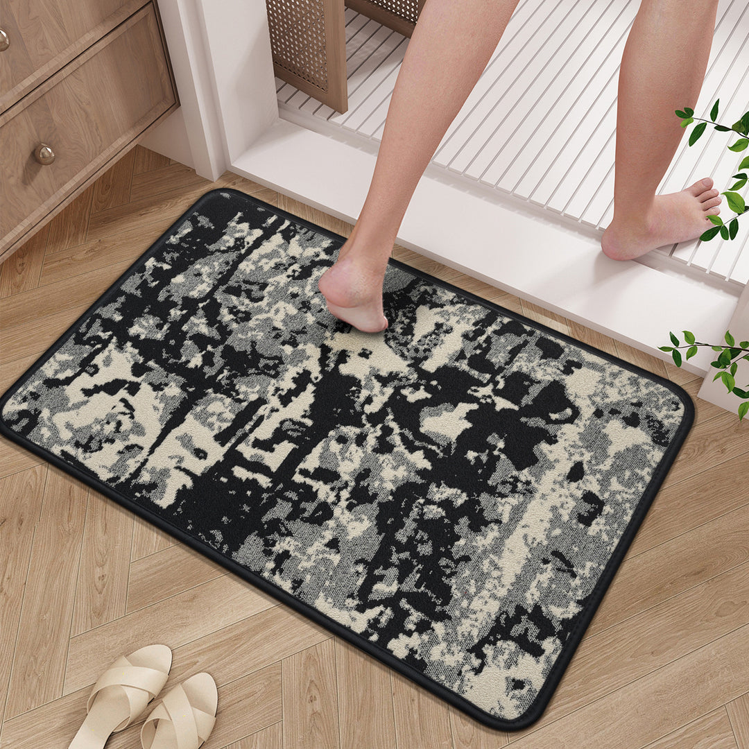 Abstract Patterned Reversible Bath Mat