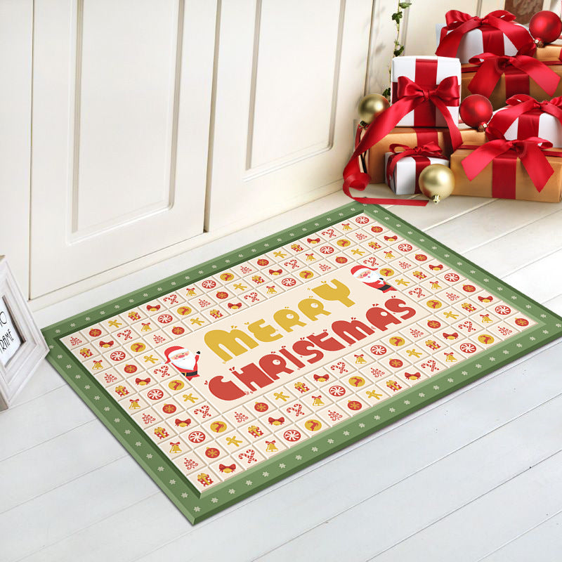Festive Holiday Entrance Mat Kalsten