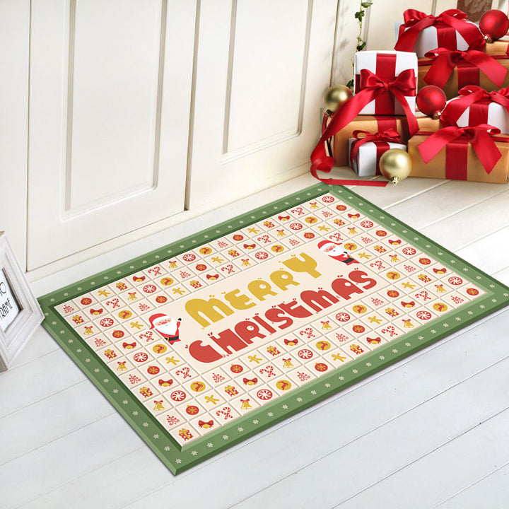 Festive Holiday Entrance Mat Kalsten
