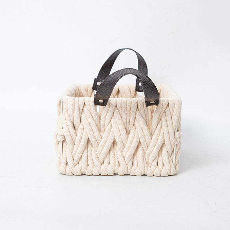 Stylish Textured Storage Basket Kalsten