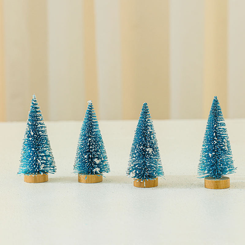 Miniature Christmas Tree Figurines Set Kalsten