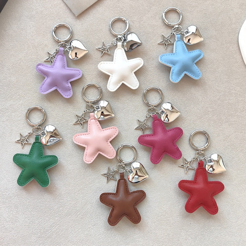 Keychain with star and heart design Kalsten
