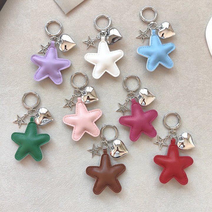 Keychain with star and heart design Kalsten