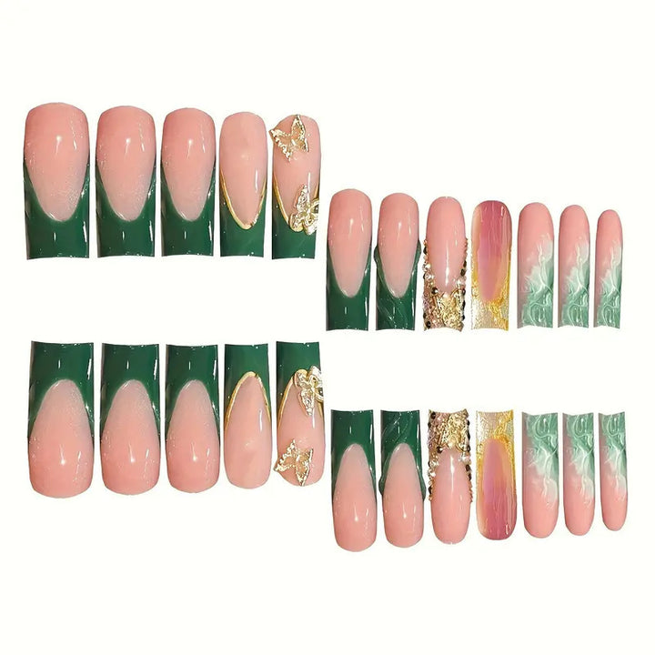 Elaborate Acrylic Nail Art Enhancements Kalsten