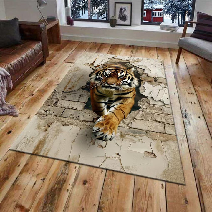3D Printed Tiger Wall Mural Kalsten