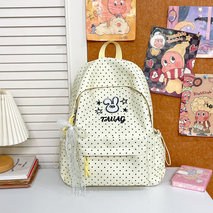 Cute Polka Dot Character Backpack Kalsten