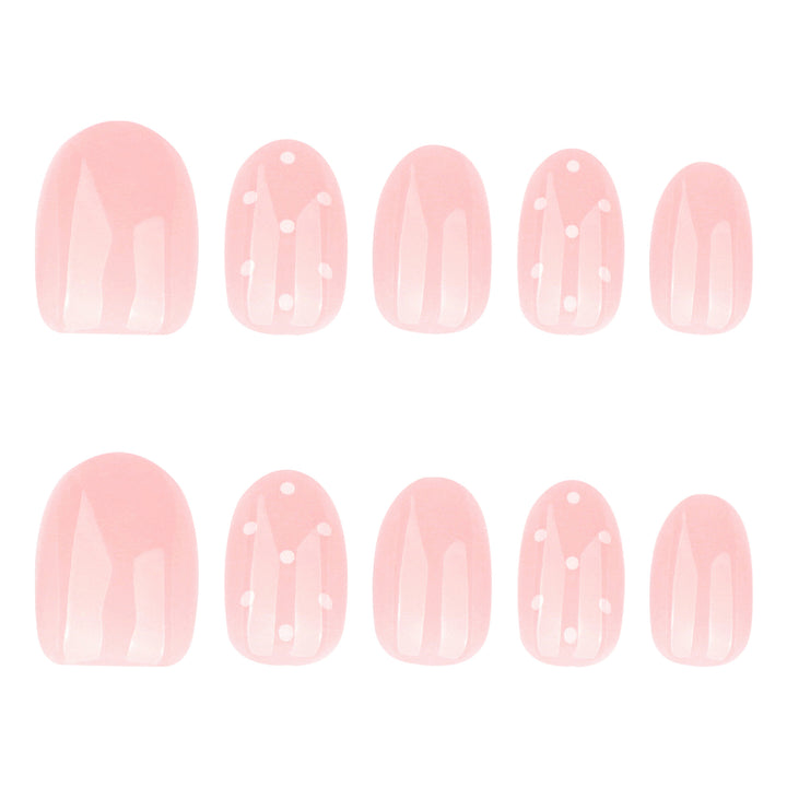Artful Nail Art with Delicate Dot Design Kalsten