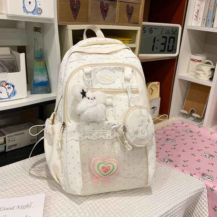 Charming Polka Dot Backpack Kalsten