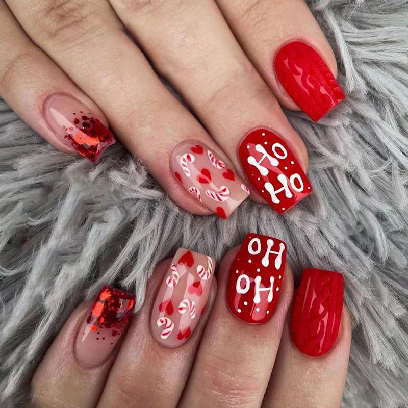 Artistic Winter-Themed Nail Art Kalsten