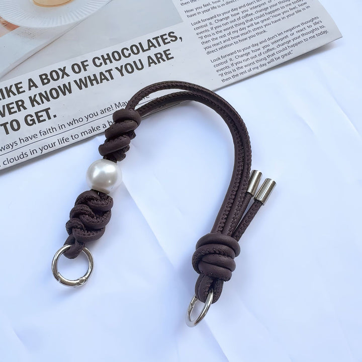 Elegant Knotted Leather Keychain Holder Kalsten