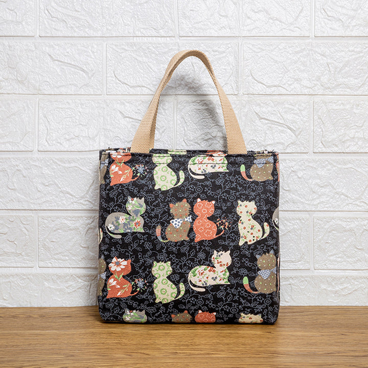 Cute Cat Print Tote Bag Kalsten