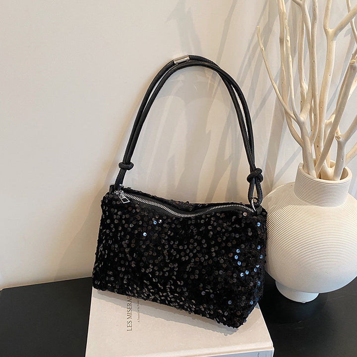 Glamorous Sequin Embellished Shoulder Bag Kalsten