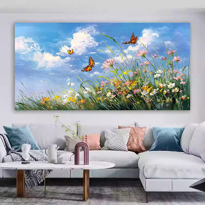 Floral Landscape Canvas Art