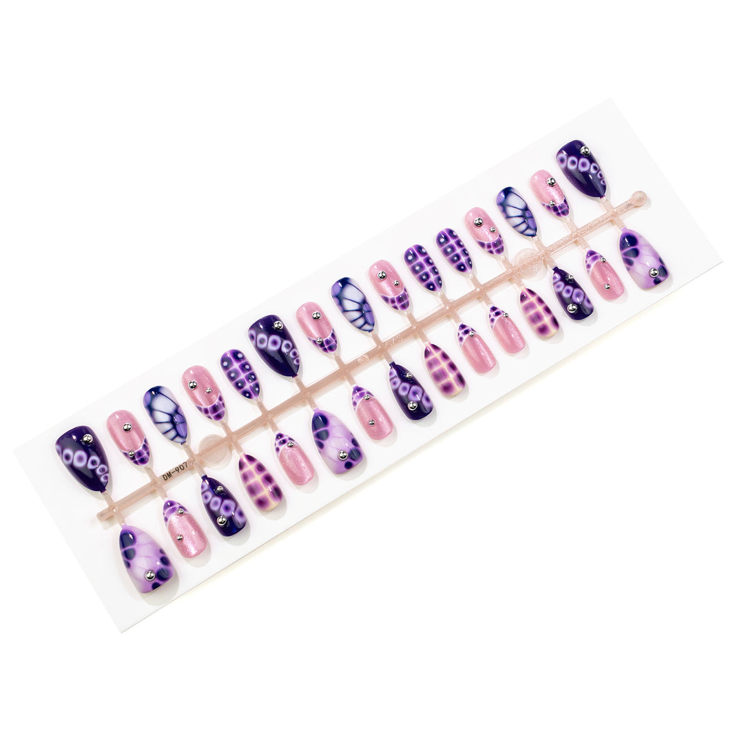 Elegant Decorative Press-On Nail Set Kalsten