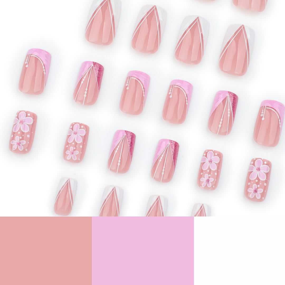 Artful Nail Art with Floral Decorations Kalsten