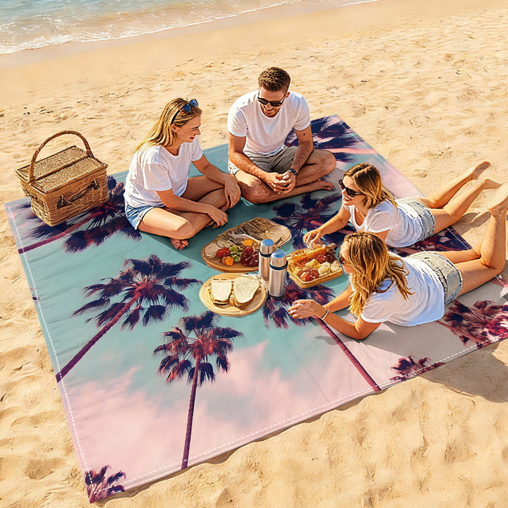 Mandala Design Beach Mat Kalsten