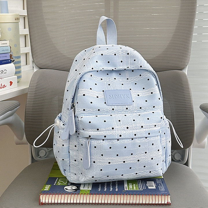 Compact Polka Dot Backpack Kalsten
