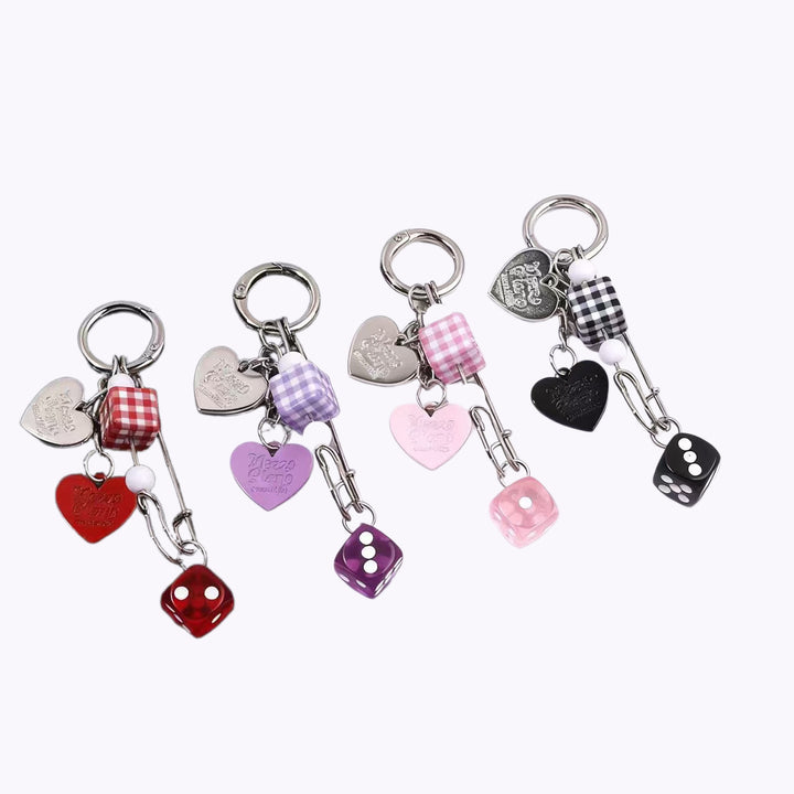Playful Dice-Inspired Keychain Kalsten