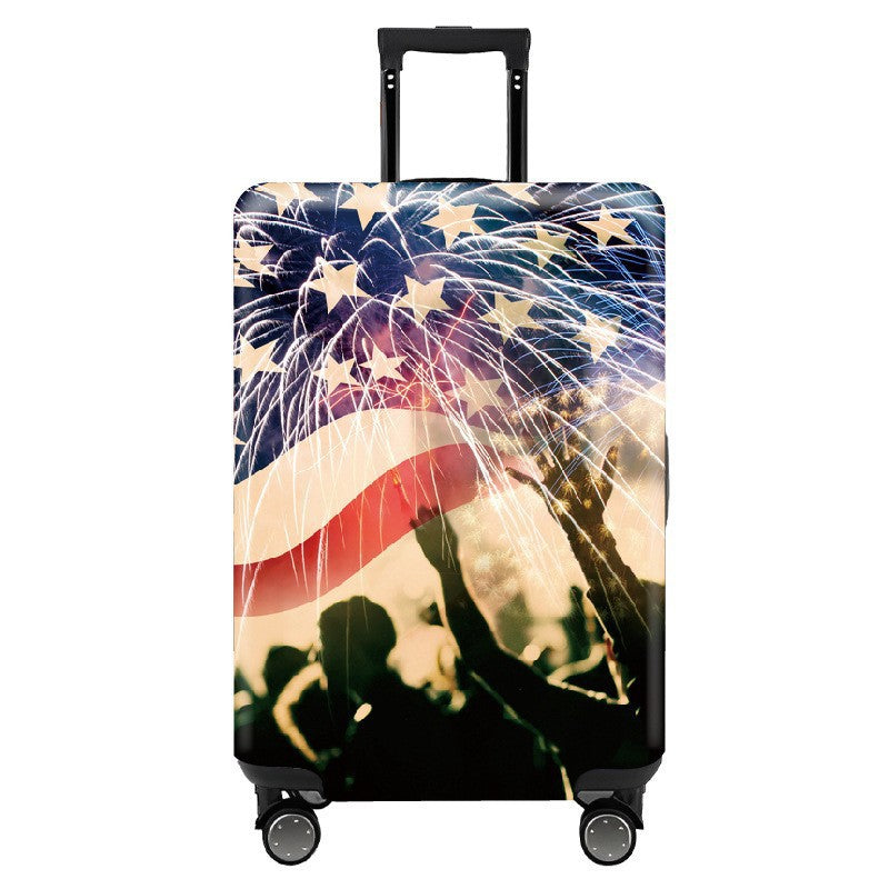 Women's Hard Shell Travel Suitcase with Eye-Catching Phrase Design Kalsten