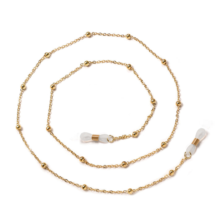 Premium Gold Beaded Eyewear Chain kalsten