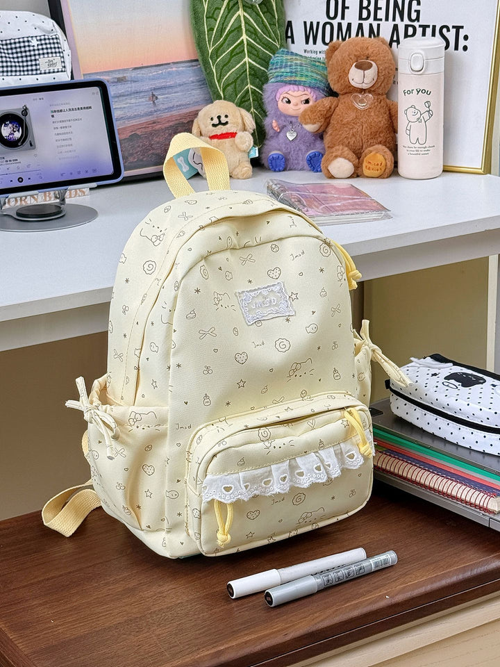 Cute Illustrated Patterned Backpack Kalsten 1791205714