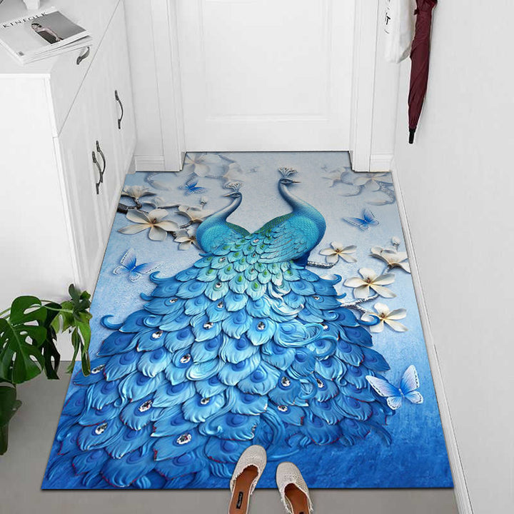 Artistic Fish-Themed Entry Mat