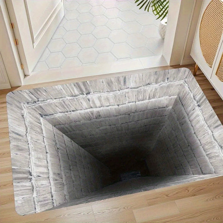 Rustic Wooden Decorative Area Mat
