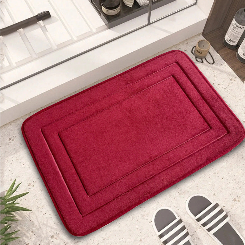 Soft Plush Rectangle Bath Mat Kalsten