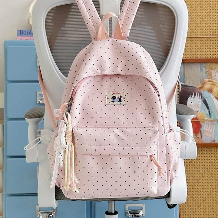 Cute Polka-Dot Backpack Kalsten
