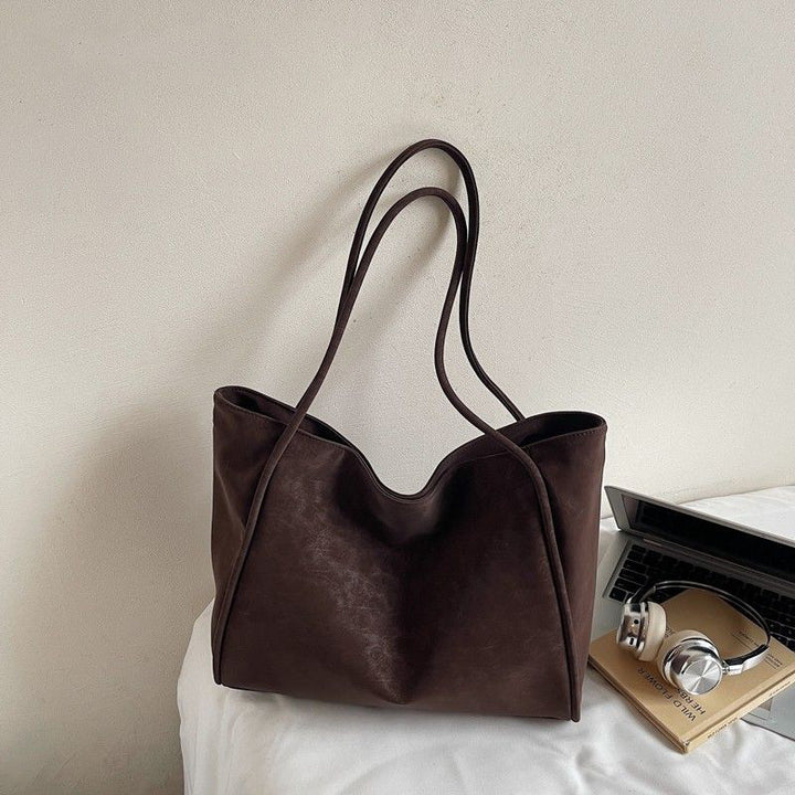 Chic Oversized Leather Tote Bag Kalsten
