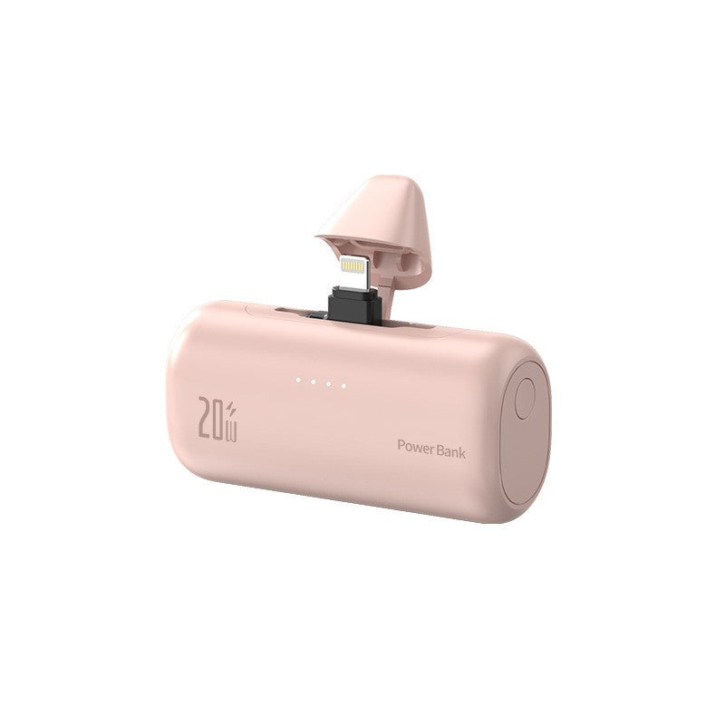 Portable power bank with integrated Lightning connector and fast charging function Kalsten