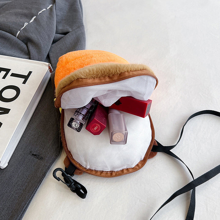 Plush Shoulder Bag with Cute Dessert Design Kalsten