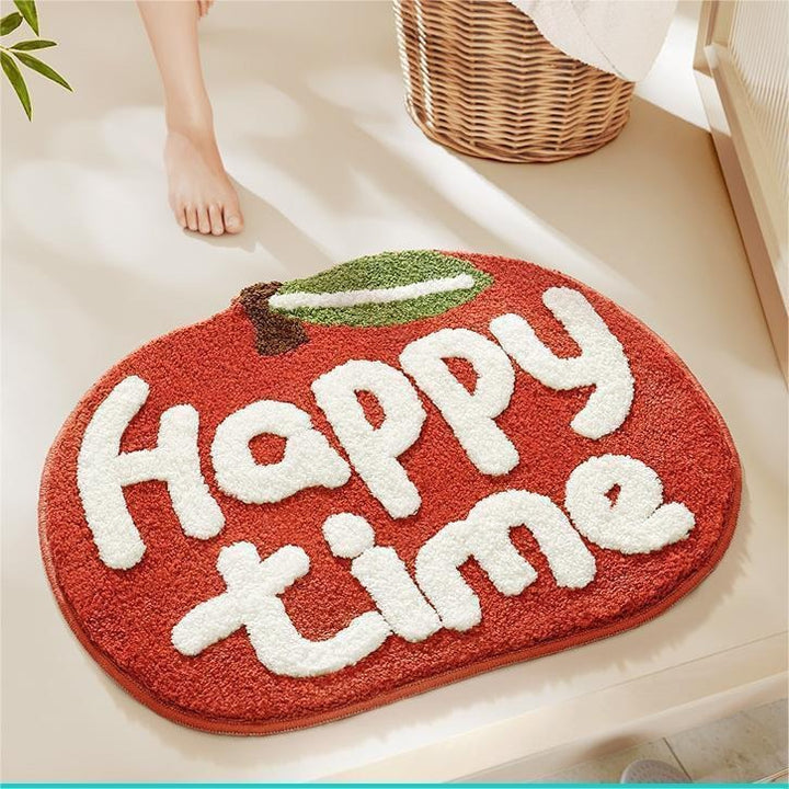 Avocado Shape Plush Bath Mat