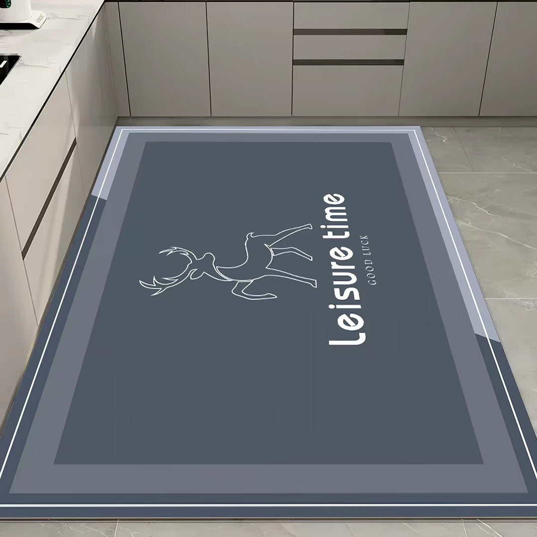 Cute Animal-Themed Kitchen Mat