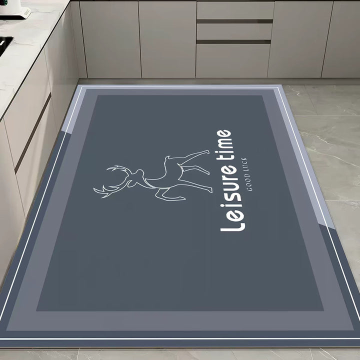 Cute Animal-Themed Kitchen Mat