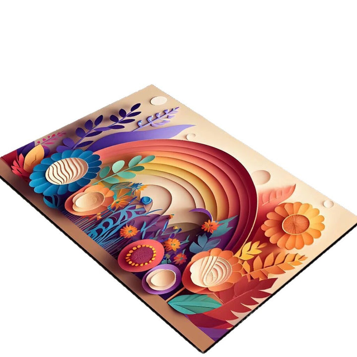 Decorative Floral Kitchen Mat Kalsten